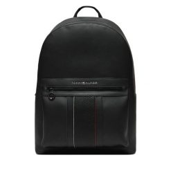 Plecak Tommy Hilfiger. Czarne plecaki męskie Tommy Hilfiger, bez wzorów. Za 369.99 zł.