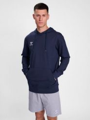BLUZA Z KAPTUREM HUMMEL HMLGO 2.0 HOODIE. Niebieskie bluzy damskie Hummel, m, bez wzorów, z bawełny, klasyczne, bez ramiączek, z kapturem. Za 241.10 zł.
