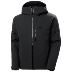 Kurtka narciarska Helly Hansen swift team. Czarne kurtki sportowe męskie Helly Hansen, m, bez wzorów, bez kaptura, narciarskie. Za 1,285.35 zł.