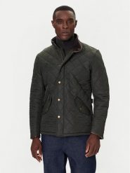 Barbour Kurtka przejściowa MQU0281GN72 Zielony Slim Fit. Zielone kurtki męskie Barbour, l, bez wzorów, z syntetyku, bez kaptura. Za 1,279.00 zł.