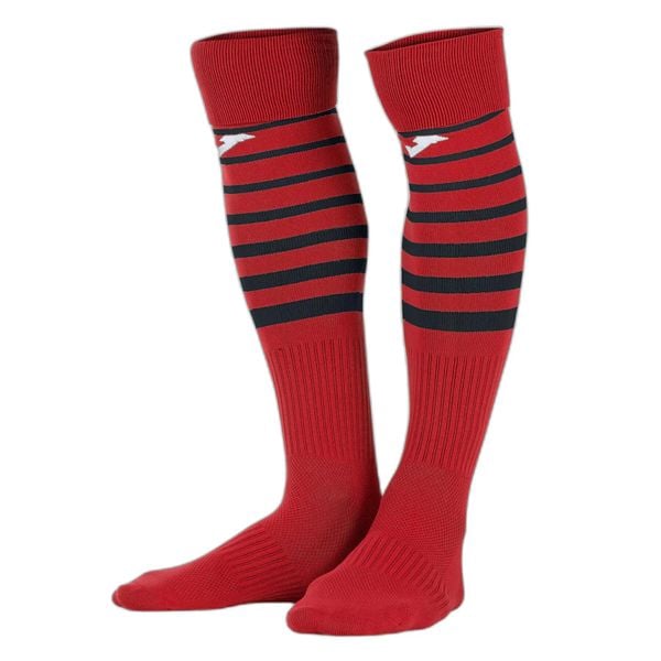 Skarpetki Joma Premier II. Czerwone skarpetki damskie Joma, bez wzorów, z dżerseju. Za 116.50 zł.