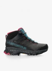 Buty turystyczne damskie La Sportiva Stream GTX. Czarne obuwie trekkingowe damskie La Sportiva, z gore-texu, za kostkę, bez zapięcia. Za 1,128.59 zł.
