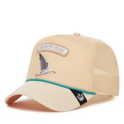 Czapka z daszkiem Goorin Bros. Brązowe czapki damskie Goorin Bros, bez wzorów. Za 129.99 zł.