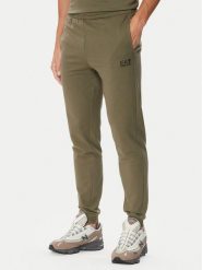 EA7 Emporio Armani Spodnie dresowe 8NPP66 PJVRZ U7014 Khaki Regular Fit. Brązowe spodnie sportowe męskie EA7 Emporio Armani, m, bez wzorów, z dresówki. Za 399.99 zł.