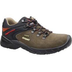 Buty trekkingowe męskie, Grisport Marrone Scamoscia. Brązowe buty zimowe męskie Grisport, bez wzorów, bez obcasa, bez zapięcia. Za 199.99 zł.