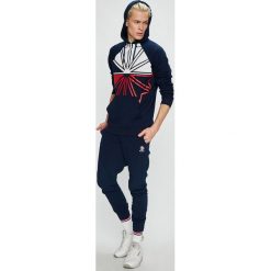 Reebok Classic - Bluza. Niebieskie bluzy męskie Reebok Classic, l, bez wzorów, z bawełny, bez ramiączek, z kapturem. W wyprzedaży za 199.90 zł.
