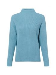 Marie Lund Sweter Kobiety Bawełna niebieski, L. Niebieskie swetry nierozpinane damskie Marie Lund, l, bez wzorów, z bawełny, klasyczne, bez kołnierzyka, bez ramiączek. Za 299.95 zł.