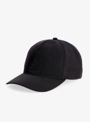 Czapka z daszkiem Odlo Performance Snapback Cap. Czarne czapki damskie ODLO, bez wzorów, z materiału, klasyczne. Za 159.99 zł.