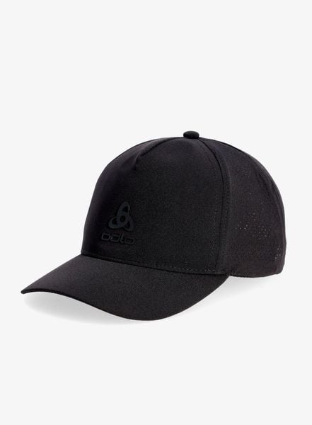 Czapka z daszkiem Odlo Performance Snapback Cap. Czarne czapki damskie ODLO, bez wzorów, z materiału, klasyczne. Za 159.99 zł.
