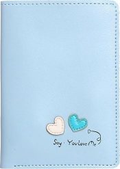Accessorize Me Cienki portfel damski niebieski Serca WK15. Niebieskie portfele damskie Accessorize Me. Za 15.90 zł.
