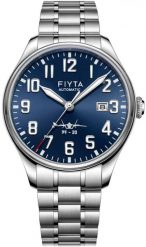 Zegarek męski Fiyta GA881013.WLW srebrny. Szare zegarki męskie Fiyta, bez wzorów, srebrne. Za 2,500.00 zł.