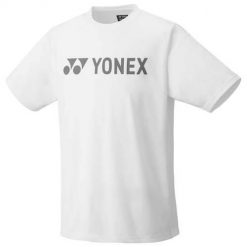Koszulka sportowa męska Yonex CTYM00464W. Białe koszulki sportowe męskie YONEX, l, bez wzorów, z poliesteru, bez ramiączek, tenisowe. Za 110.00 zł.
