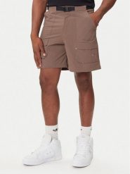 Adidas Szorty materiałowe Premium Essentials Utility Cargo JW1081 Brązowy Loose Fit. Brązowe szorty męskie Adidas, bez wzorów, z materiału. Za 249.99 zł.
