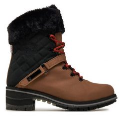 Trzewiki Rossignol. Czarne botki damskie Rossignol, bez wzorów, bez obcasa, na płaskiej podeszwie, bez zapięcia. Za 1,369.00 zł.