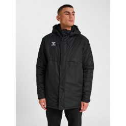 Parka Hummel GO. Czarne parki męskie Hummel, na zimę, m, bez wzorów, casualowe, bez kołnierzyka, bez kaptura. Za 425.30 zł.