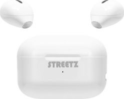 Słuchawki Streetz Mini bevielės ausinės STREETZ su krovimo dėklu, True Belaidės Stereo, baltos / TWS-114. Słuchawki bezprzewodowe Streetz. Za 38.71 zł.