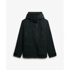Kurtka wodoodporna z kapturem Superdry. Zielone kurtki męskie Superdry, m, bez wzorów, z kapturem. Za 532.10 zł.