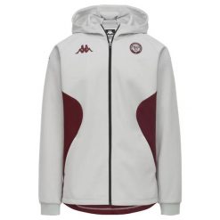 Kurtka dresowa Union Bordeaux-Bègles Mequo 2 2026/27. Czerwone kurtki sportowe damskie Kappa, l, bez wzorów, z dresówki, bez ramiączek, z kapturem. Za 417.00 zł.