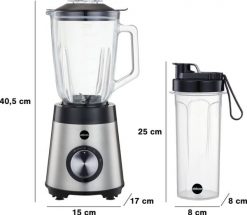 Blender kielichowy Eldom STALO 1000W 2 L , 22 000 OBR./MIN. kruszenie lodu, BPA-FREE (BK7S). Blendery Eldom. Za 148.40 zł.