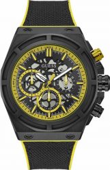 Zegarek Guess Zegarek męski GW0713G2 czarny. Czarne zegarki męskie Guess, z aplikacjami. Za 899.00 zł.
