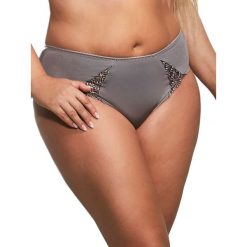 Figi w kolorze szarym. Szare majtki damskie Kris line. W wyprzedaży za 62.95 zł.