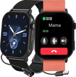 Smartwatch Gravity GT15-3 Czerwony. Czerwone zegarki smartwatch Gravity, bez wzorów. Za 151.94 zł.