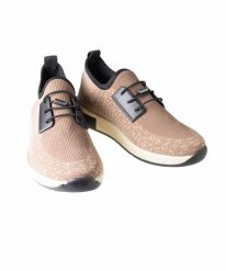 Buty damskie Leiko Como. Brązowe obuwie trekkingowe damskie Brubeck, z dzianiny, bez zapięcia. Za 129.00 zł.