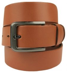 Klasyczny, Skórzany Pasek Męski - Victorio - Karmelowy. Paski męskie Victorio, ze skóry, klasyczne. Za 119.00 zł.