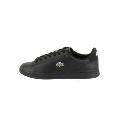 Buty męskie trampki sportowe Lacoste CARNABY SET. Brązowe trampki męskie Lacoste, bez wzorów, sportowe, bez zapięcia. W wyprzedaży za 379.00 zł.