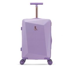 Walizka duża Semi Line. Fioletowe walizki damskie Semi-line, bez wzorów, duże. Za 249.99 zł.