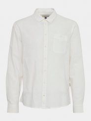 Blend Koszula 20716367 Biały Slim Fit. Białe koszule męskie Blend, m, bez wzorów, ze lnu, bez kołnierzyka, bez ramiączek. Za 189.99 zł.