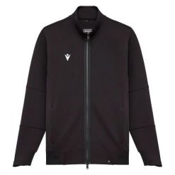 Bluza zapinana na zamek błyskawiczny Macron Icon Cobb Tech. Czarne bluzy sportowe męskie Macron, m, bez wzorów, bez kaptura. Za 464.50 zł.