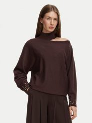 Marciano Guess Sweter G6BR13 Z1591 Brązowy Regular Fit. Brązowe swetry nierozpinane damskie Marciano Guess, s, z aplikacjami, bez kołnierzyka, bez ramiączek. Za 589.99 zł.