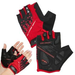 Rękawiczki rowerowe ATTABO Vito. Czerwone rękawiczki damskie ATTABO, bez wzorów. Za 47.99 zł.