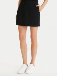 Calvin Klein Jeans Spódnica mini LV047F251G Czarny Slim Fit. Czarne spódnice damskie Calvin Klein Jeans, s, bez wzorów, z jeansu, mini. Za 329.99 zł.