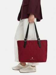 Beverly Hills Polo Club Torebka CWBEO-BHPC-C-001-10 Bordowy. Czerwone shopperki damskie Beverly Hills Polo Club, bez wzorów, z materiału, bez dodatków. Za 199.99 zł.