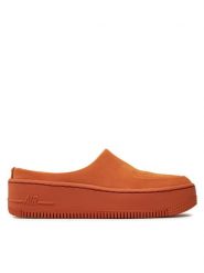Nike Klapki W AF1 Lover Xx AO1523 800 Pomarańczowy. Brązowe klapki damskie Nike, bez wzorów, z nubiku, bez obcasa, bez zapięcia. Za 459.99 zł.