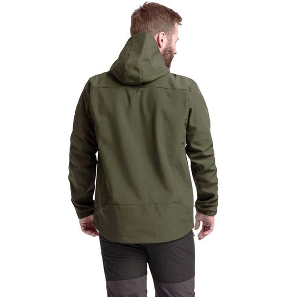 Męska Kurtka Soft Shell Marlon. Szare kurtki męskie Trespass, m, bez wzorów, z elastanu, z kapturem, trekkingowe. Za 213.99 zł.