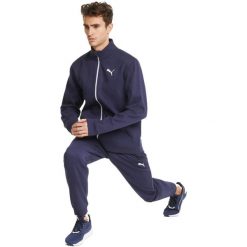 Dres męski Puma Train Rain FaV Knitted Tracksuit. Czarne komplety dresowe męskie Puma, m, bez wzorów, z dresówki. Za 211.99 zł.