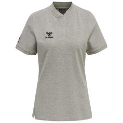 Damska koszulka polo Hummel Move Grid. Szare koszulki sportowe damskie Hummel, xl, bez wzorów, bez ramiączek. Za 163.00 zł.