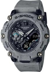 Zegarek Casio G-Shock męski analogowo-cyfrowy 51 mm (GA-2200SL-8A). Analogowe zegarki męskie Casio, bez wzorów. Za 567.99 zł.