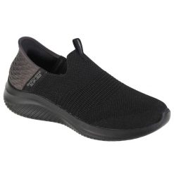 Buty sportowe Sneakersy damskie, Skechers Ultra Flex 3.0 Smooth Step. Niebieskie obuwie sportowe damskie Skechers, bez wzorów, z gumy, bez zapięcia, trekkingowe. Za 349.99 zł.