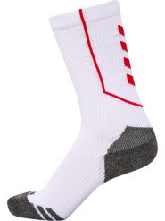 Hummel niskie skarpety hmlPRO z recyklingu – WHITE/TRUE RED. Białe skarpetki damskie Hummel, bez wzorów. Za 80.15 zł.
