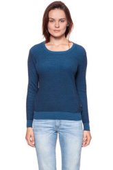 DAMSKI SWETER WRANGLER TWO TONE KNIT NAVY W81081P35 112132225. Niebieskie swetry nierozpinane damskie Wrangler, xs, bez wzorów, z bawełny, bez kołnierzyka, bez ramiączek. W wyprzedaży za 69.99 zł.