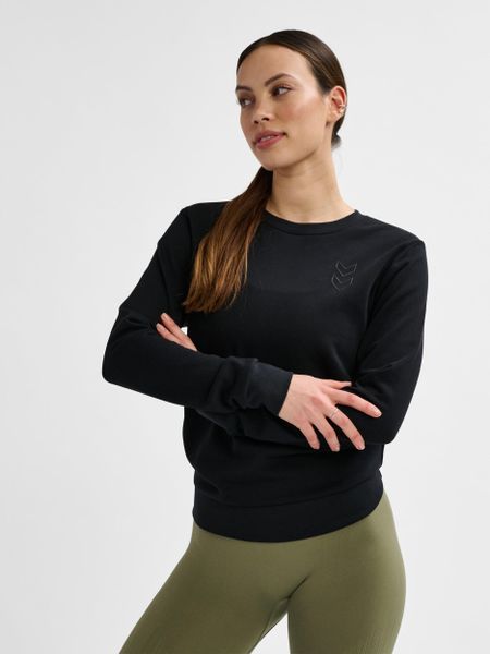 Bluza damska Hummel Active. Czarne bluzy damskie Hummel, xl, bez wzorów, z bawełny, eleganckie, bez ramiączek, bez kaptura. Za 209.50 zł.