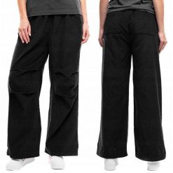 Champion Spodnie damskie sportowe dresowe wygodne bawełniane. Czarne spodnie dresowe damskie Champion, bez wzorów, z bawełny, sportowe, długie. Za 197.99 zł.