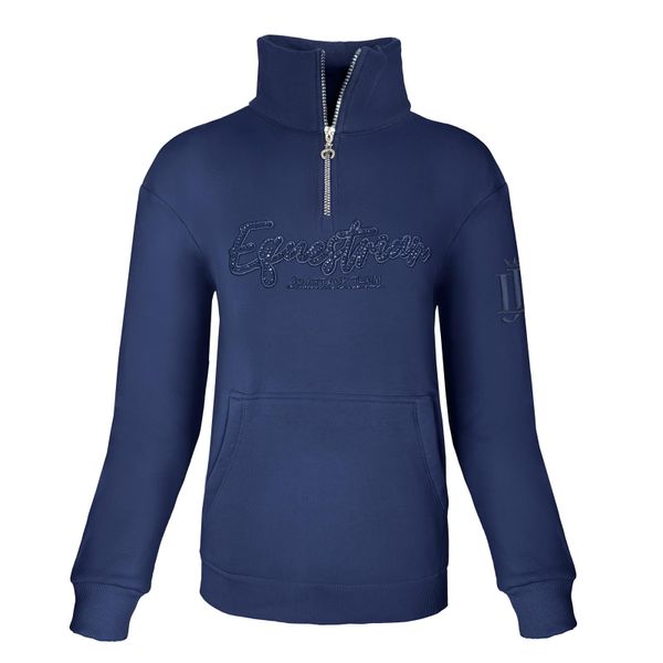 Bluza jeździecka JD ATTACK Ariana. Niebieskie bluzy damskie JD ATTACK, s, bez wzorów, z materiału, biznesowe, bez ramiączek, bez kaptura. Za 239.00 zł.