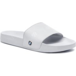 Klapki PUMA - Bmw Mms Leadcat 306408 02 Puma White/Puma White. Białe klapki męskie Puma, bez wzorów, z materiału, bez zapięcia. W wyprzedaży za 139.99 zł.