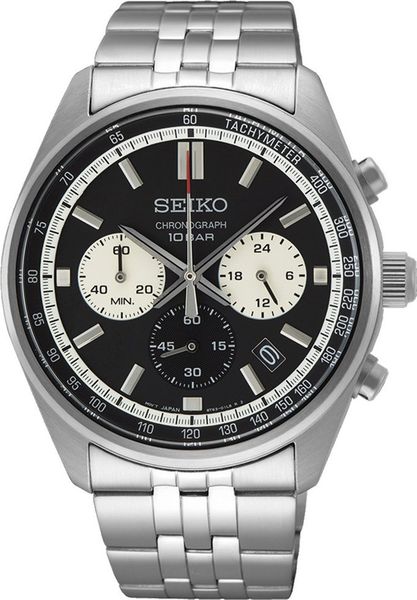 Zegarek Seiko Zegarek męski Seiko SSB429P1 srebrny. Szare zegarki męskie Seiko, bez wzorów, srebrne. Za 1,290.00 zł.
