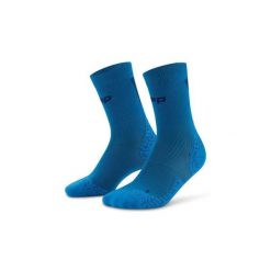 Damskie sportowe skarpety kompresyjne do połowy łydki Ultralight Core Run CEP. Niebieskie skarpetki damskie CEP, bez wzorów, z elastanu. Za 79.00 zł.